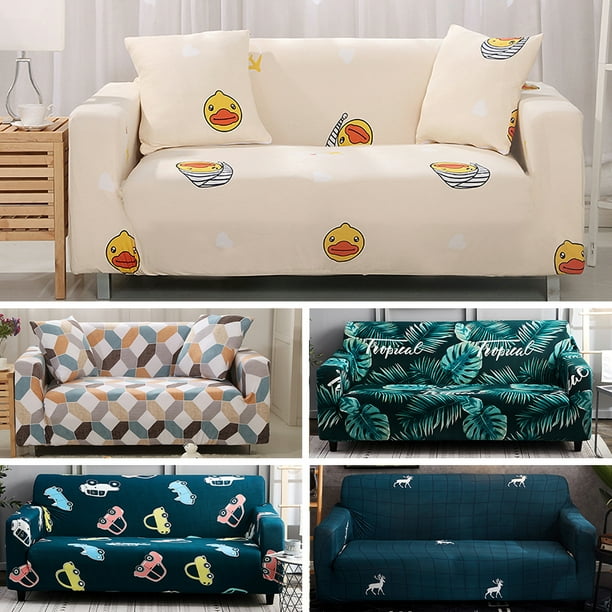 1-4 Seater Stretch Sofa Cover Couch Recliner Chair Slipcover Protector Anti-slip